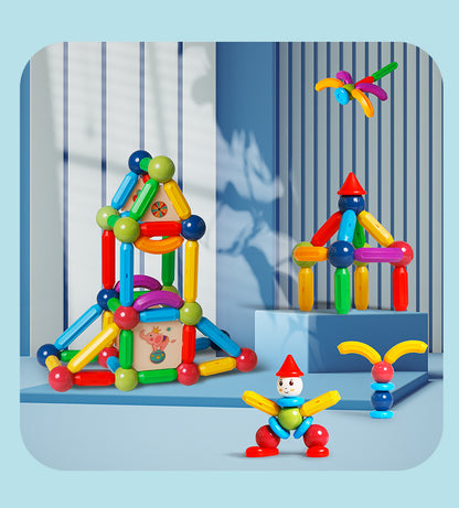 Buildora Magnetic Blocks | Montessori Learning - Magnetic Sticks