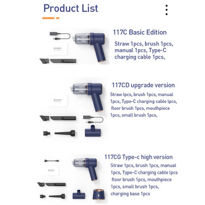Neatify PocketVac™ Cordless Car Vacuum