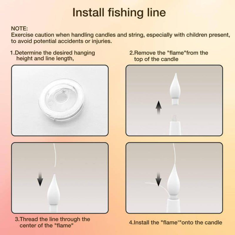 Enchanting Flameless Candles with Magic Wand Remote for Festive Decor - Perfect for Christmas, Halloween, and More!