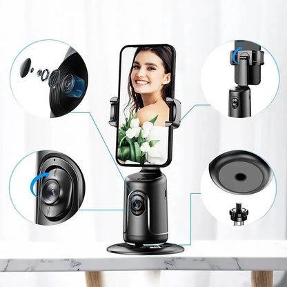 360° AI Auto-Tracking Phone Gimbal