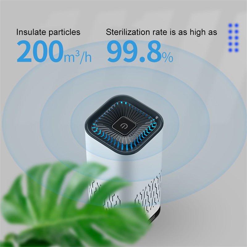 Mini-Pure™ Portable Air Purifier: Remove Odors, Dust & Smoke
